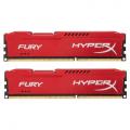 DIMM 16Gb 2x8Gb KIT DDR3 PC15000 1866MHz Kingston HyperX Fury Red Series (HX318C10FRK2/16)